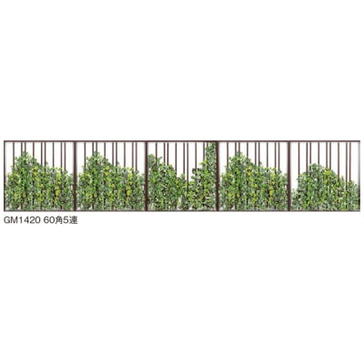 連接グリーン ツル格子 5連セット|誉PRINTING