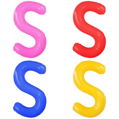 エアポップレターバルーン (ピンク,レッド,ブルー,イエロー,グリーン,オレンジ) 「S」|誉PRINTING