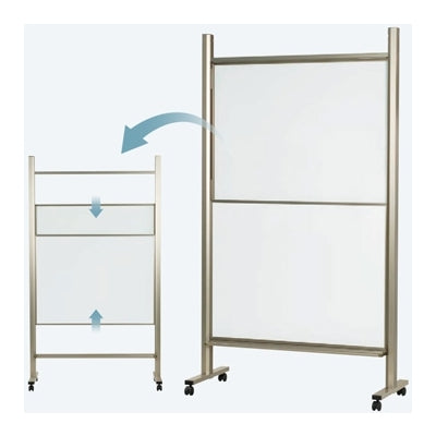 <国産>自立式ビジネス上下ホワイトボード(片面)|誉PRINTING