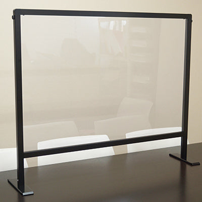 【コロナ対策】飛沫防止ブラックパーテーション|誉PRINTING