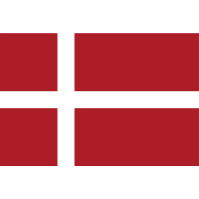 旗(世界の国旗) デンマーク 90×120cm-04510701B|誉PRINTING