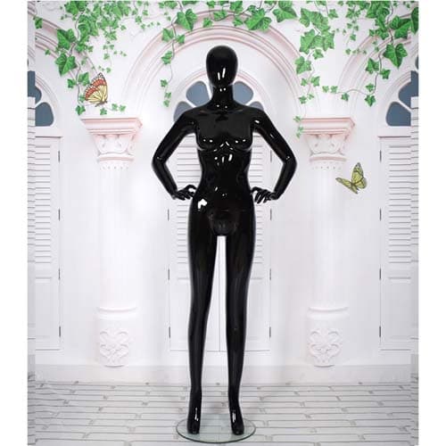 ヘッドレス 女性マネキン【グロスブラック】