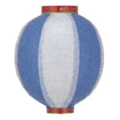 提灯-9号丸型提灯 青白|誉PRINTING
