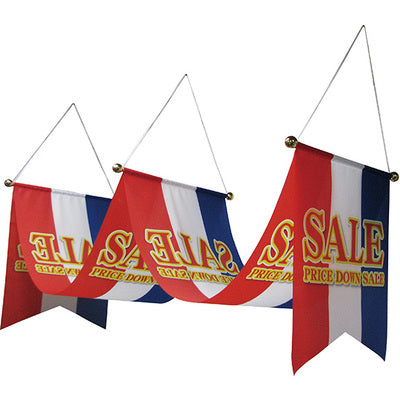 ウェーブペナント-GNB SALE 青白赤|誉PRINTING