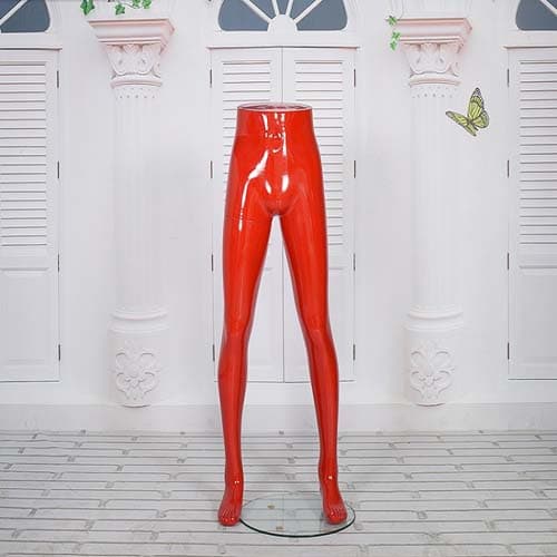 パンツボディ 下半身 男性マネキン【グロスレッド】|誉PRINTING