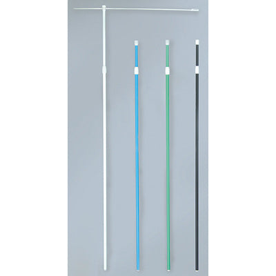 3m強風ポール 黒 φ25mm かんざしコーティングタイプ850mm|誉PRINTING