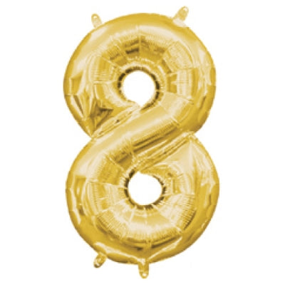 AG16"ナンバーズ ゴールド 数字「8」|誉PRINTING