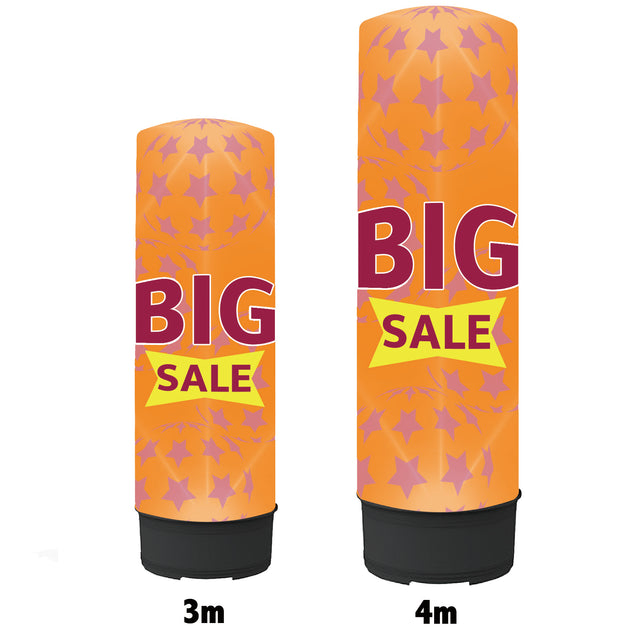 エア看板 3m/4mタイプ(LEDライト付)|誉PRINTING