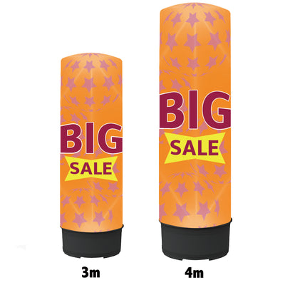 エア看板 3m/4mタイプ(LEDライト付)|誉PRINTING