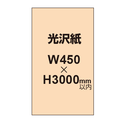 【幅450×縦3000mm以内】ポスター印刷(光沢紙)|誉PRINTING