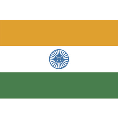 旗(世界の国旗) インド 90×135cm-04501901C|誉PRINTING