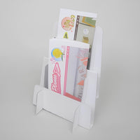 ◆パンフレットスタンド A4三つ折りサイズ 2段 3個セット|誉PRINTING