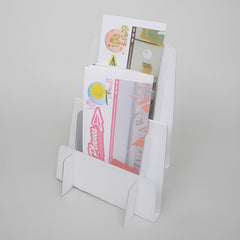 ◆パンフレットスタンド A4三つ折りサイズ 2段 3個セット