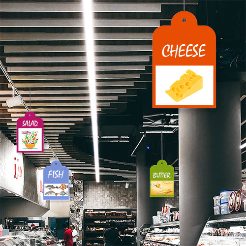 【サイズが選べる】スチレンボード 吊り下げPOP|誉PRINTING