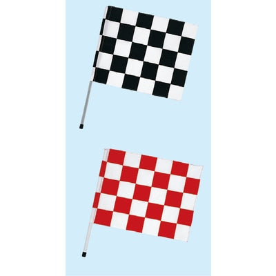 チェッカーフラッグ 赤/白 70×85cm-098003002|誉PRINTING