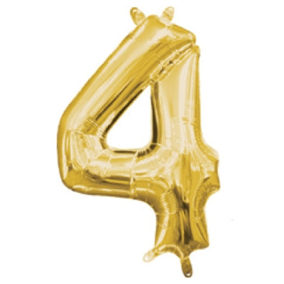 AG16"ナンバーズ ゴールド 数字「4」|誉PRINTING