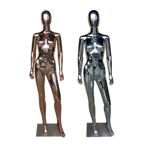 全身 女性マネキン【ゴールド / ローズゴールド / シルバー】|誉PRINTING