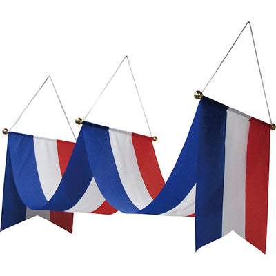 ウェーブペナント-GNB 青白赤|誉PRINTING