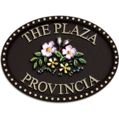 レジン製サイン サークルタイプ 花|誉PRINTING