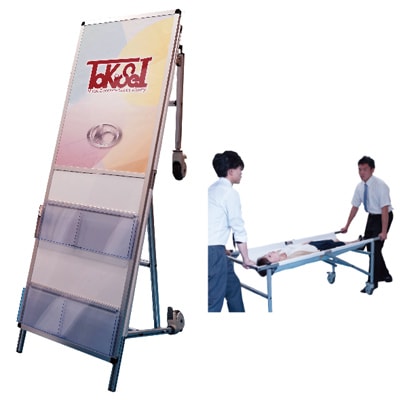 サポートサイン 非常搬送用ストレッチャータイプ ポスター差し替え(パネル下部カタログケース付き)|誉PRINTING