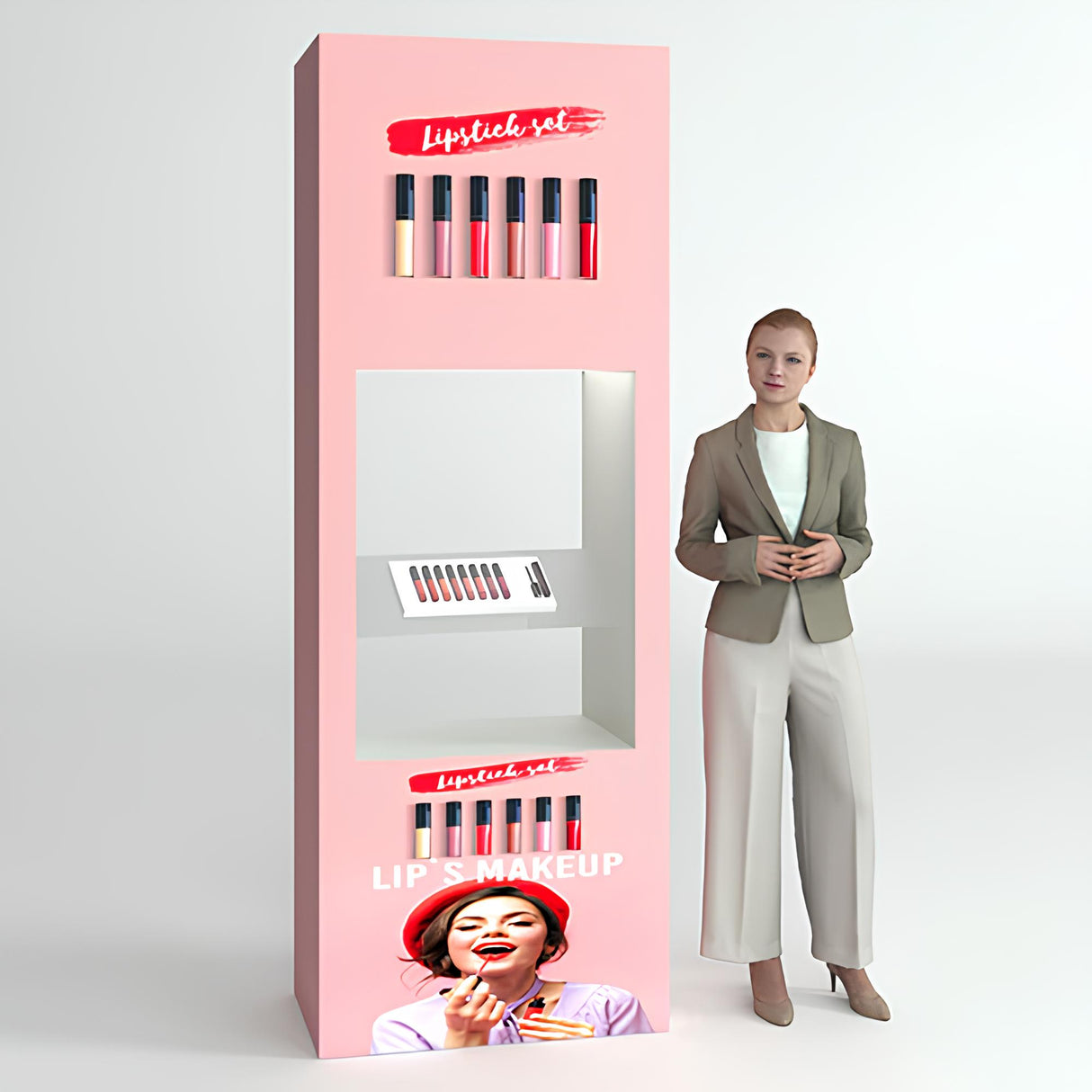 レゴポップアップ1W×3H+LEDショウケースセット|誉PRINTING