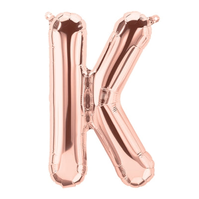 プレミアムレターバルーン (ローズゴールド,ゴールド,シルバー,マゼンタ,ブルー)(16",34")「K」|誉PRINTING