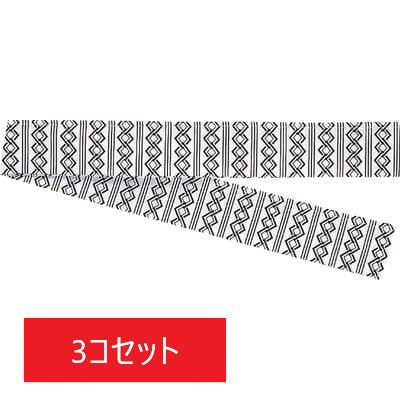 祭礼用帯-縦カンツナギ 茶(サイズW50×H1450mm)3個セット|誉PRINTING