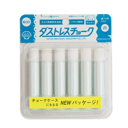 ダストレスチョーク ホワイト 6本入(10セット)|誉PRINTING