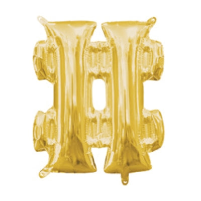 AG16"ナンバーズ ゴールド 数字「#」|誉PRINTING