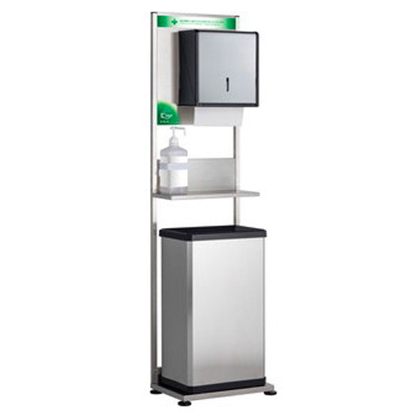 【コロナ対策】ペーパータオルスタンド(壁寄せ設置タイプ)|誉PRINTING