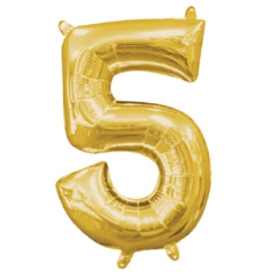 AG16"ナンバーズ ゴールド 数字「5」|誉PRINTING