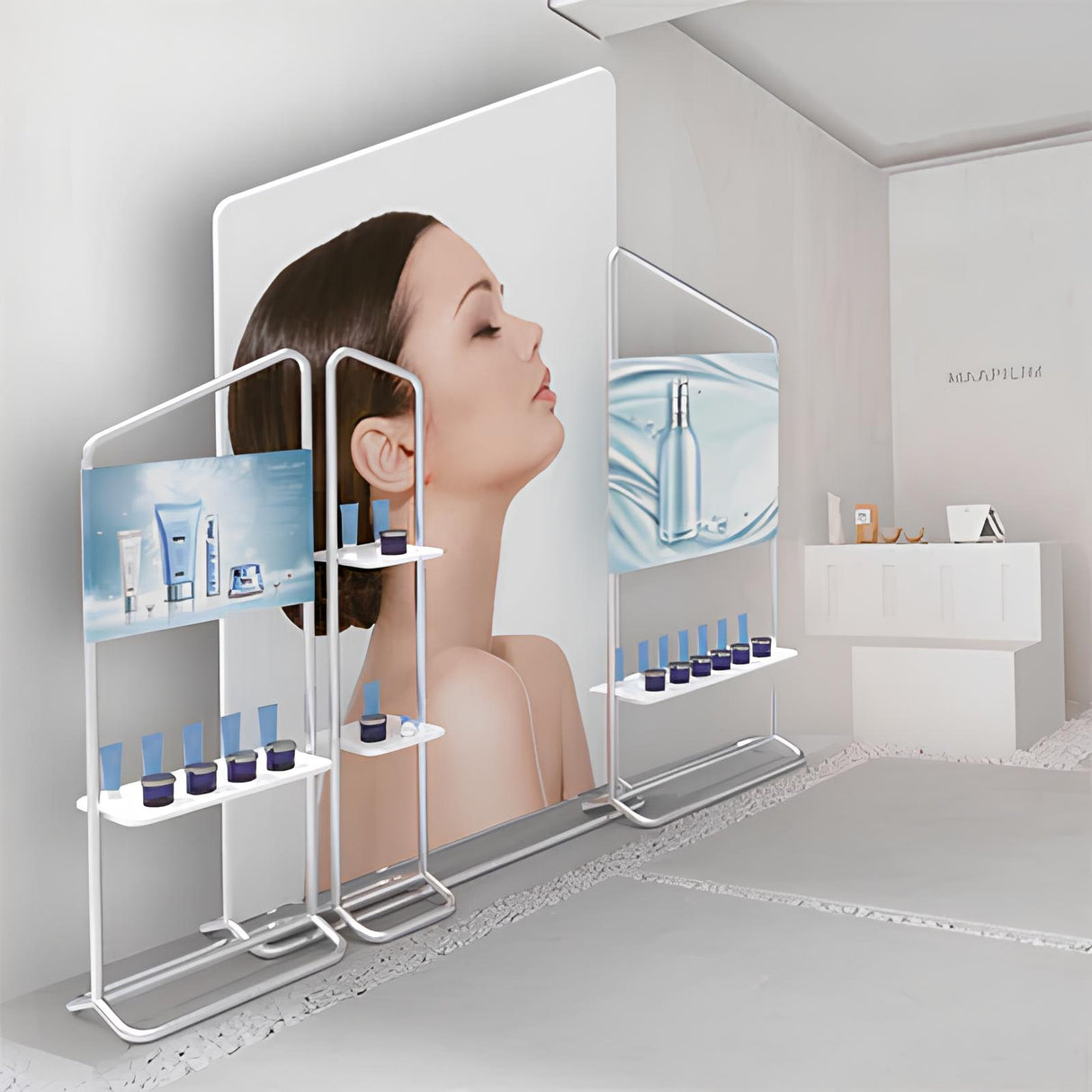 アングルバナー 棚付きAタイプ(W600)|誉PRINTING