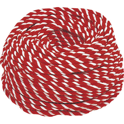 式典紐 紅白紐 φ12mm×300m巻-02000105A|誉PRINTING