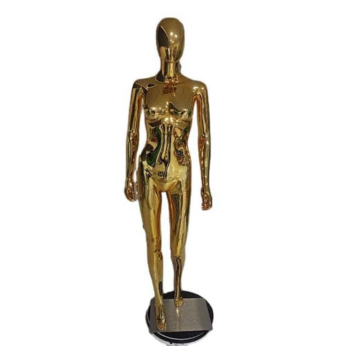 全身 女性マネキン【ゴールド】|誉PRINTING