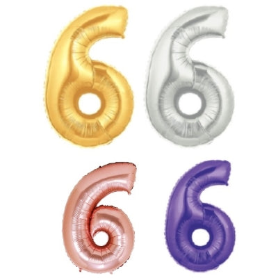 メタリック レターバルーン【6】 (ゴールド,シルバー,ローズゴールド,パープル)(7",14",40")|誉PRINTING