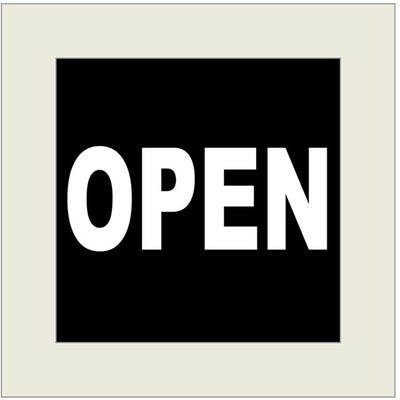 マジカルボード-GNB OPEN(黒)|誉PRINTING