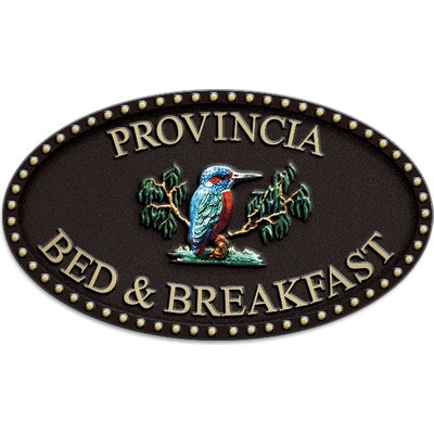 レジン製サイン サークルタイプ カワセミ|誉PRINTING