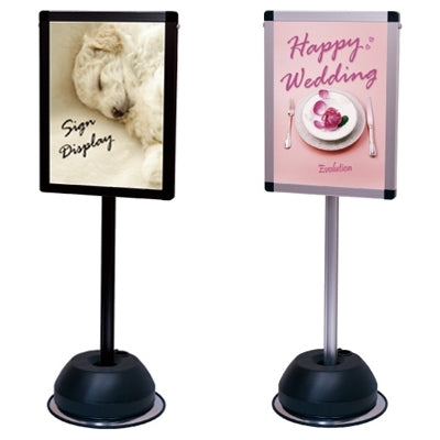 屋外ポールサインスタンド 水タンク付き|誉PRINTING