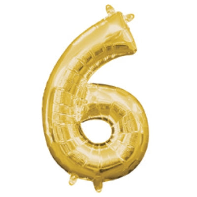 AG16"ナンバーズ ゴールド 数字「6」|誉PRINTING