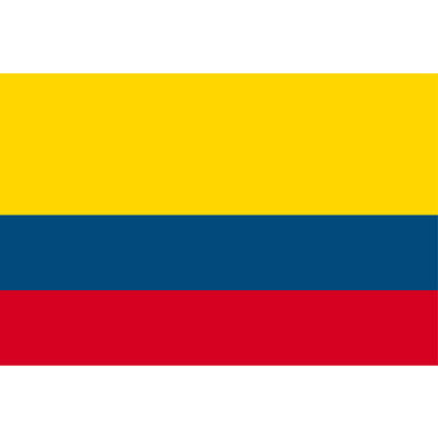旗(世界の卓上旗) コロンビア-05005801B|誉PRINTING