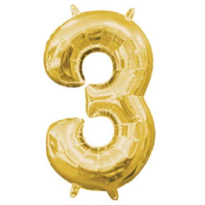 AG16"ナンバーズ ゴールド 数字「3」|誉PRINTING