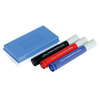 ホワイトボード専用マーカー3色+イレイサー|誉PRINTING