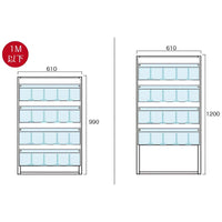 パンフレットケーススタンド600幅|誉PRINTING