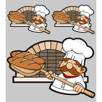 巨大ウィンドウシール デコカット-GNB シェフ1|誉PRINTING