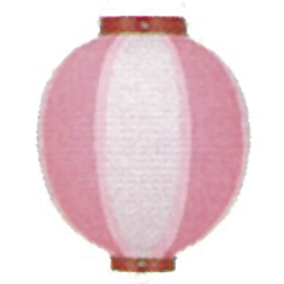 提灯-10号丸型提灯 桃白|誉PRINTING