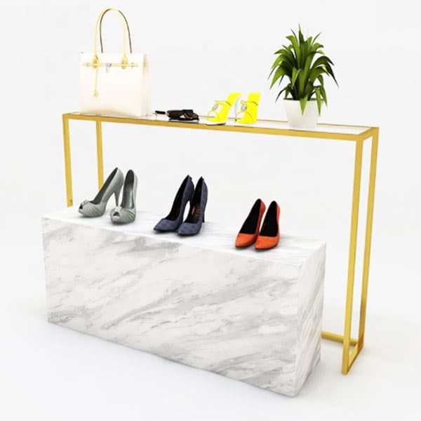 2段式ゴールドフレームテーブル|誉PRINTING