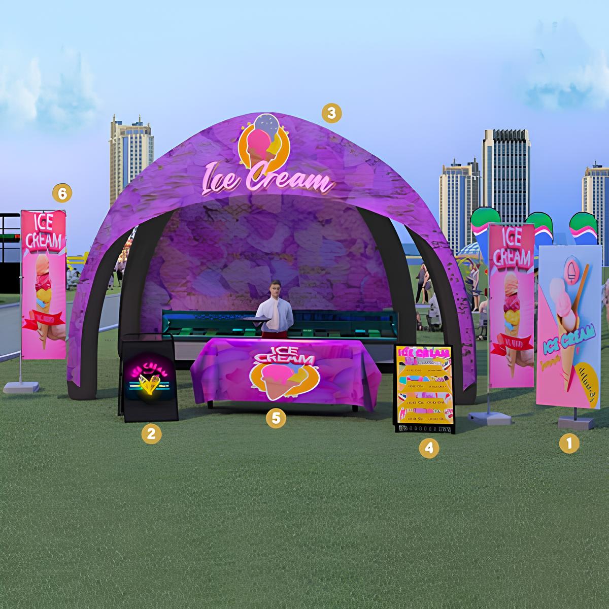 【屋外イベント】屋外用ディスプレイセット|誉PRINTING