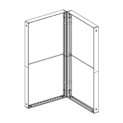 セゴLED内照式バックパネル用Lコネクタ アウトサイド|誉PRINTING