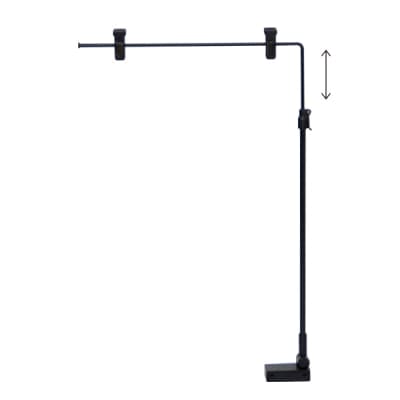 スライドマグネットPOP (L型 W300)ブラック (2コ入)|誉PRINTING