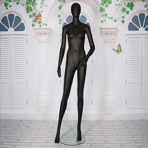 全身 女性マネキン【マットブラック】|誉PRINTING